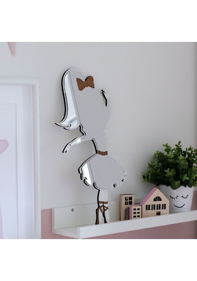 Balerin Model Pleksi Çocuk Odası Aynası Şeffaf