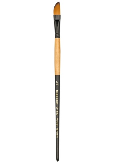 Bigpoint 215d Serisi Sentetik Kıl Bıçak Fırça No: 1/4 X 12 Adet