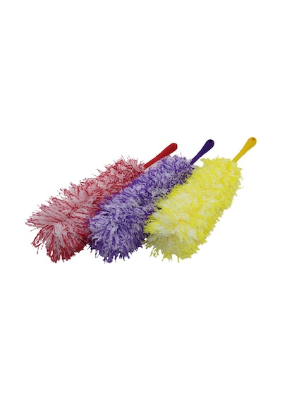 Renkli İp Toz Alma Püskülü Püskül 36 Cm + Renkli Plastik Sap 19cm 55cm Brkt-910248 5691