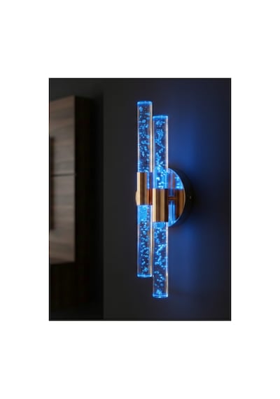 Bubbleflux Dubble Small 31 Cm Modern Tasarım Led Aplik - Duvar Lambası - Gold - Elektrikli - Rgb Kumandalı Gold Rgb Elektrikli Kumandalı