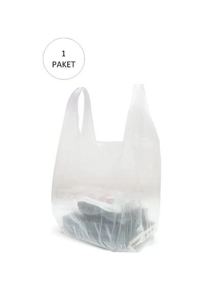 Tedar Şeffaf Atlet Poşet Küçük Boy 24x43 Cm 1 Paket Takriben 300 Adet Najmaddin 80684801