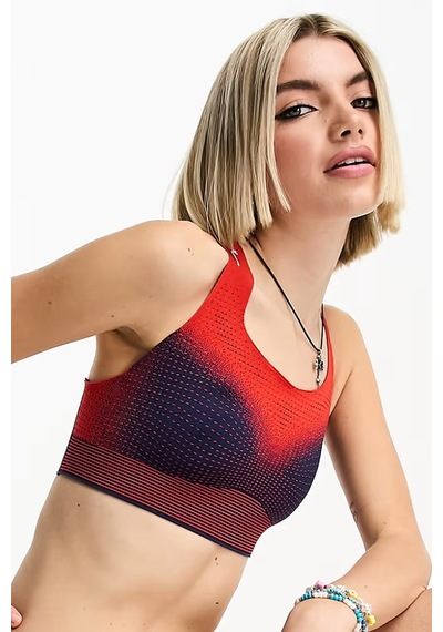 Nike Training Sports Bra Kadın Spor Büstiyer Bra Kırmızı