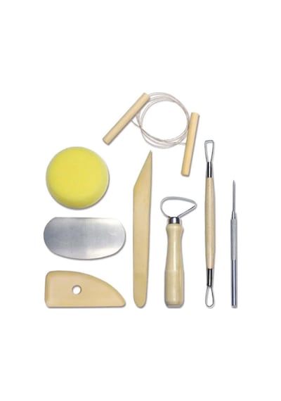 Rich Seramik Başlangıç Seti 8 Parça Pottery Tool Kıt