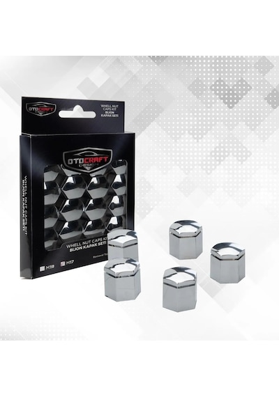 Bijon Kapağı 19mm Krom Renk 20 Ade.t