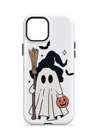 Velvoria Valestra Little Witch Ghost Apple iPhone Uyumlu 14 Darbe Korumalı Kılıf Valestra Select - Little Witch Ghost