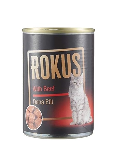 Rokus Dana Etli Konserve Kedi Maması, 410 Gr