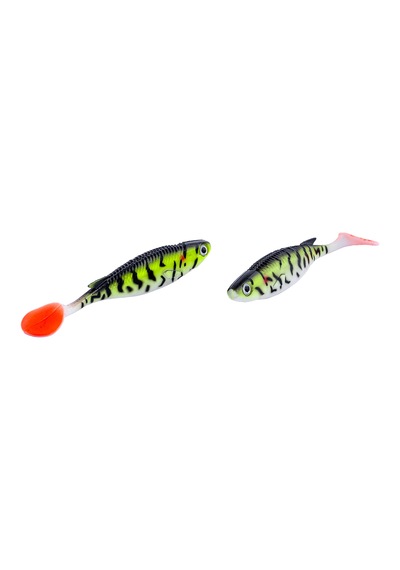 Silikon Sahte Balık - 10g 100mm - Fishack Predatorx - Uv Boyalı - Bleed
