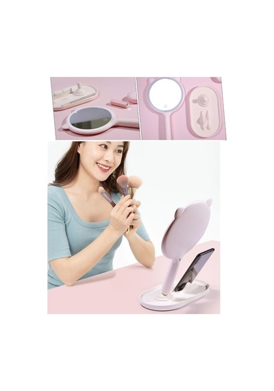 Kulaklı Led Ayarlı Makyaj Aynası Telefon Standı Diğer