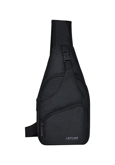 Omuz Askılı Çapraz Vücut Çantası Lenyes Lb526 Urus Serisi Su Geçirmez Polyester Kumaş Siyah