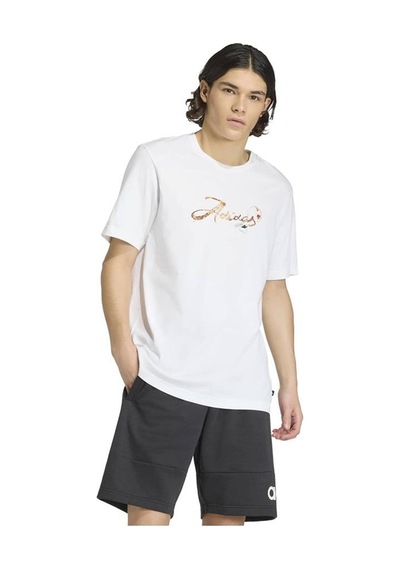 Adidas M Cafe Scrıpt T Beyaz Erkek T-shirt Kb2503