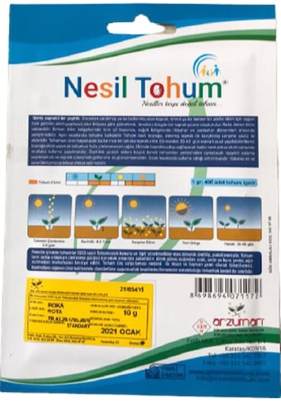Roka Atalık Tohum 3 Paket