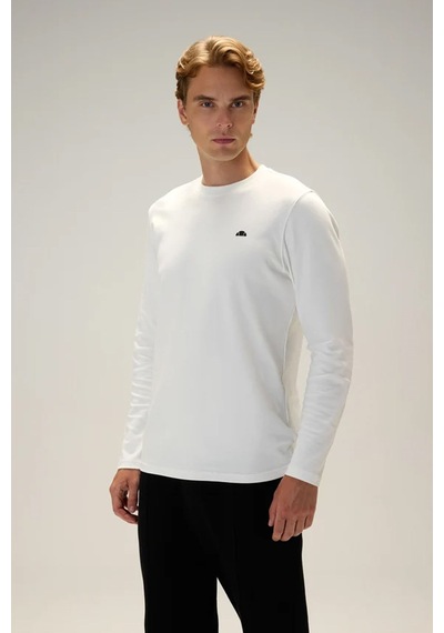 Ellesse Erkek Uzun Kollu Tişört Beyaz