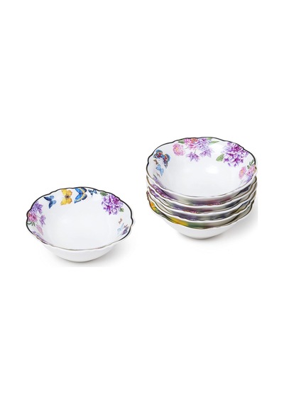 Porselen 4.5" Kase Seti 6lı - 11,5 Cm Kelebek Desen Diğer