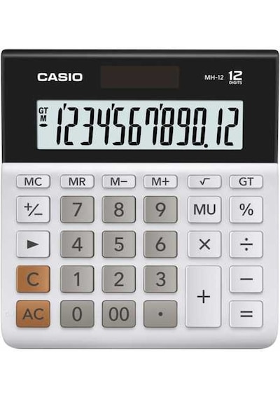 Casio Mh-12-We 12 Hane Masaüstü Hesap Makinesi