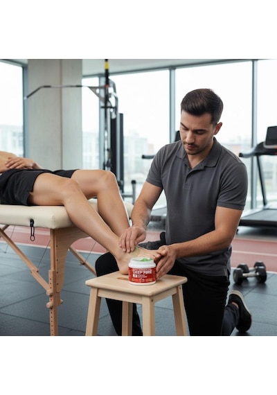 Deep Fıre 3 Kavanoz Vücut Masaj Jeli Sports Recovery Body Massage Gel 3x100 Mg