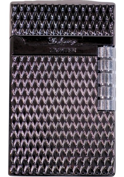 Black Martin Soft Flame Desenli Gunmetal Metal Çakmak - Tr9280