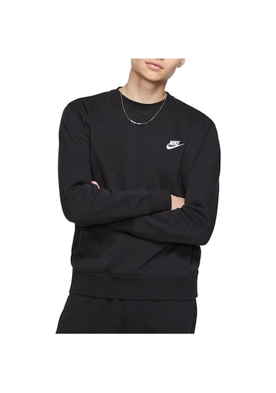 Nike Sportswear Club Fleece Crew Erkek Siyah Sweatshirt