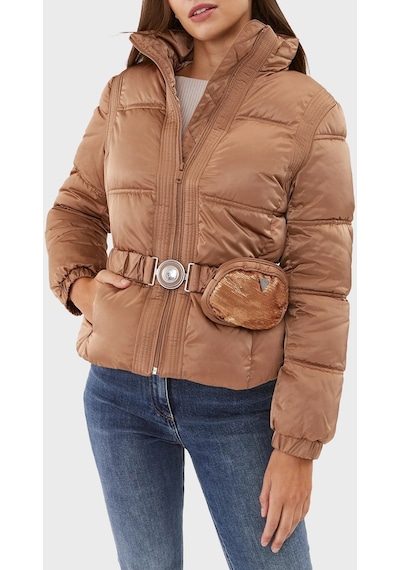 Guess Kadın Mont W3bl19wex12 F1az Bej