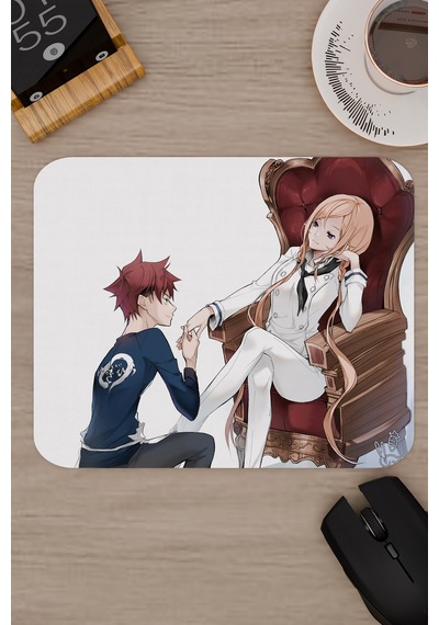 Food Wars Anime V4 - 22x18 Gaming Kauçuk Kaymaz Taban Mouse Pad Fare Altlığı