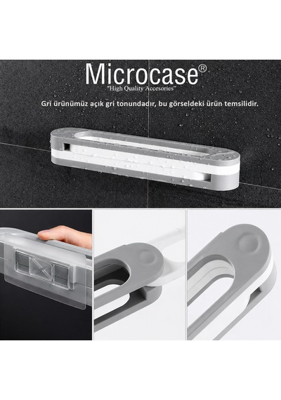 Microcase Yapışkanlı Ayakkabı Sandalet Terlik Askılığı Havlu Rafı 2 Adet Al5721 Pembe