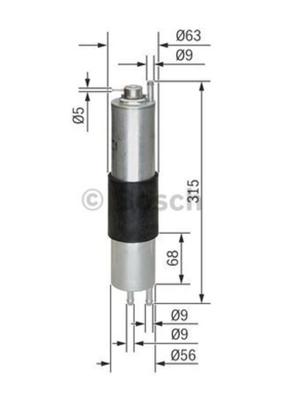 Bmw E36 2000-2003 Yakıt Filtresi (Bosch) 13321439407