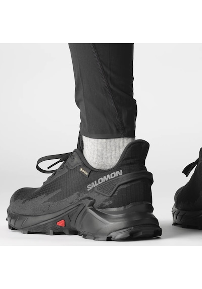 Salomon Alphacross 4 Gore-Tex Erkek Patika Koşu Ayakkabısı Siyah