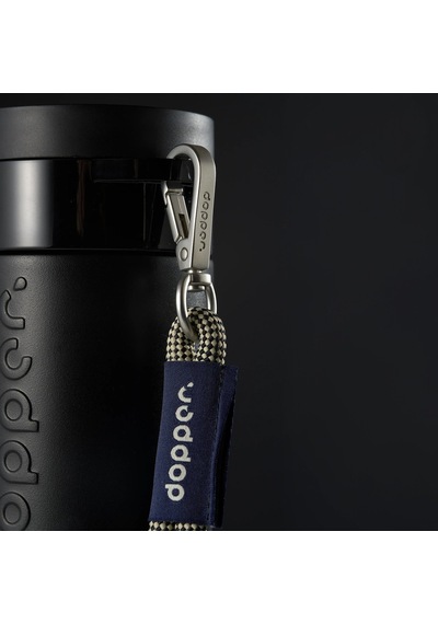 Dopper Travel Mug Yalıtımlı Termos Bardak 400 Ml - Gece Siyahı Siyah
