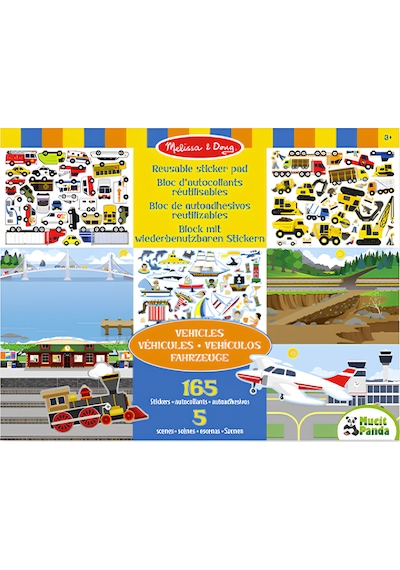 Melissa And Doug Tak Çıkar Çıkartma Kitabı - Araçlar