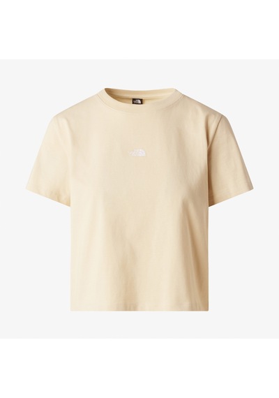 The North Face Essential Light Wide Leg Kadın Krem T-shirt Nf0a8gr1dom1