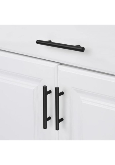 Marelli 96 Mm Siyah Paslanmaz Boy Kulp Mobilya Kulbu, Dolap Kulbu Diğer