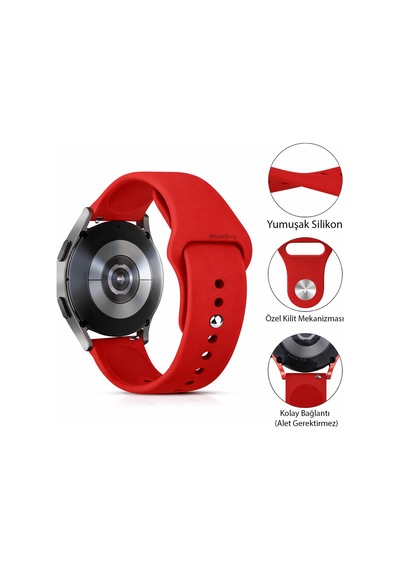 Huawei Watch Gt3 42mm / Gt2 42mm Uyumlu Yumuşak Soft Yüksek Kalite Spor Silikon Kordon