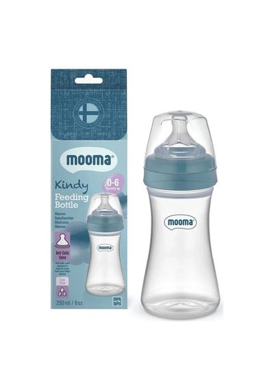 Biberon Anti Kolik Biberon 250 Ml Kapaklı Biberon 0 - 6 Ay Yavaş Akış Beyaz