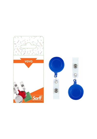 Sarff Yuvarlak Kancalı Mavi Eko Yoyo 2Li Blister