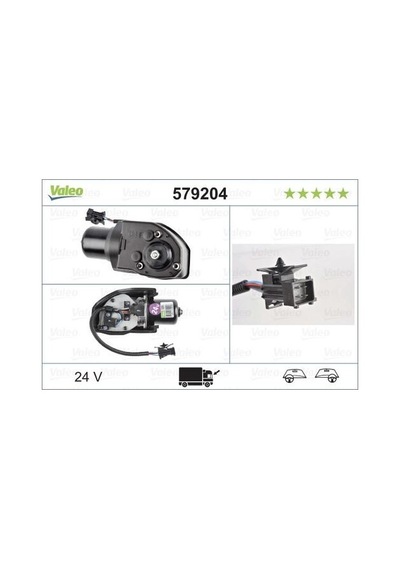 Valeo 579204 Silecek Motoru Renault Truck Volvo Fe Fl 5001834379