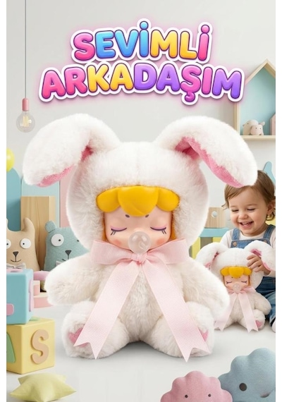 Nansi Peluş Figür Bebek - Sevimli Kostümlü 17 Cm Uyku Arkadaşı Dekoratif Yumuşak Oyuncak Bebek Diğer