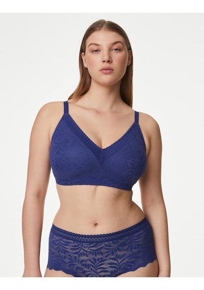 Marks & Spencer Flexifit:trade Mark: Dantel Detaylı Balensiz Toparlayıcı Sütyen Lacivert Marks & Spencer Flexifit:trade Mark: Dantel Detaylı Balensiz Toparlayıcı Sütyen Lacivert