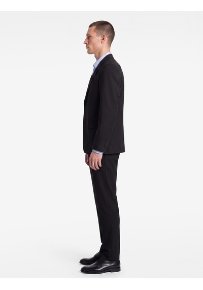 Koton Viskon Cepli Slim Fit Pileli Kumaş Pantolon Siyah 7wam40011hw