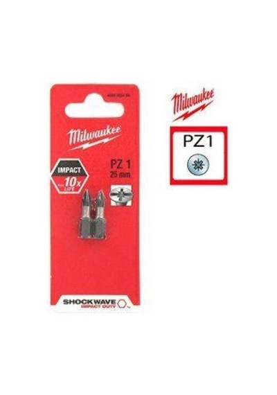Milwaukee Bits Uç Pz1 25Mm 2Lı Pkt