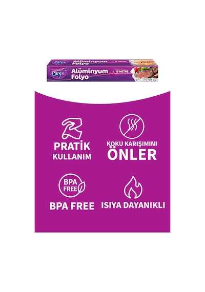 Alüminyum Folyo 15 Mt Üçlü Set