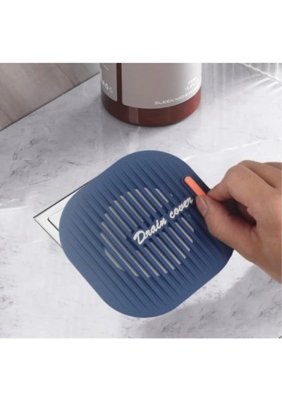 Süzgeçli Lavabo Gider Koruyucu Mat Gri Renkli
