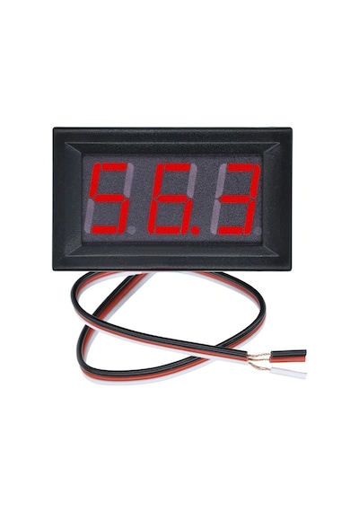Dijital Voltmetre 0.56' 0-30V Kırmızı Voltmetre