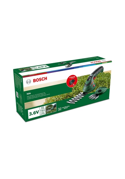 Home And Garden 060083310c Isio Batarya Çim Düzeltici Seti 3,6 Volt, Bıçak Uzunluğu 12 Cm, Bıçak Aralığı 8 Mm, Xl Bahçe Eldivenleri Dahil - Amazon Edition