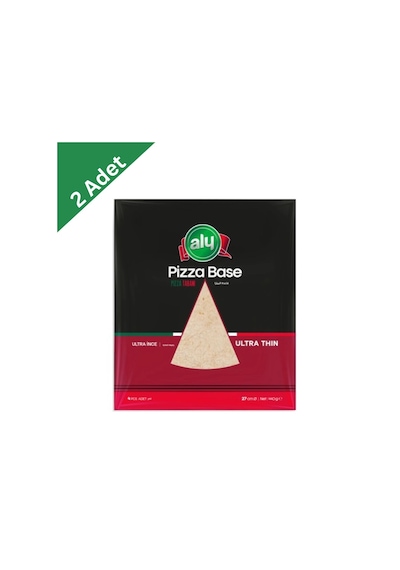 Aly Ultra İnce Pizza Tabanı 27 Cm 440 G X2 Adet - Evde Gerçek İtalyan Pizzası Deneyimi