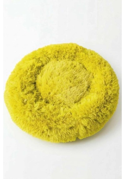 United Colors Of Benetton Bntmkt-0012-2-ye Uzun Kürklü Donut Kedi&köpek Yatağı Sarı 55 Cm