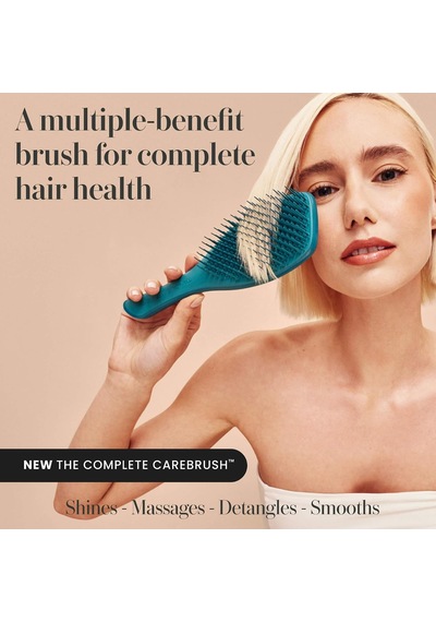 Complete Carebrush Fine Saç Bakım Fırçası İnce Ve Hassas Saçlar İçin Düğümleri Nazikçe Açar, Saç Derisine Masaj Yapar Mavi