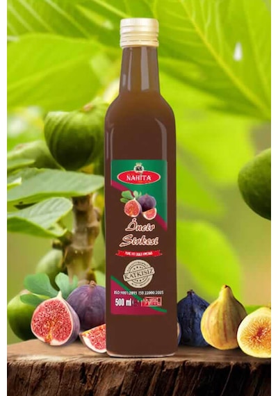Nahita İncir Sirkesi % 100 Doğal Katkısız 500 ML