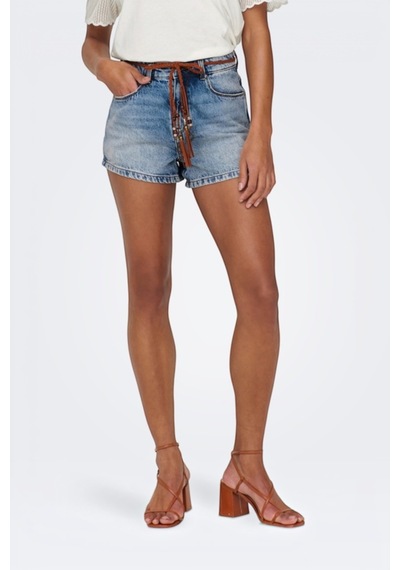 Only Onlkelly Hw Shorts Dnm Azg017 Kadın Mavi Şort - 15221469