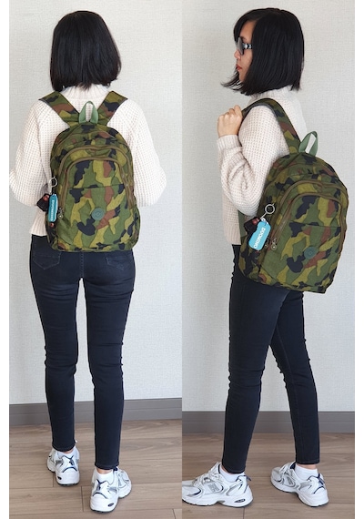 Nemo Bags Kamuflaj Çantası Krinkıl Su Geçirmez Okul Çantası