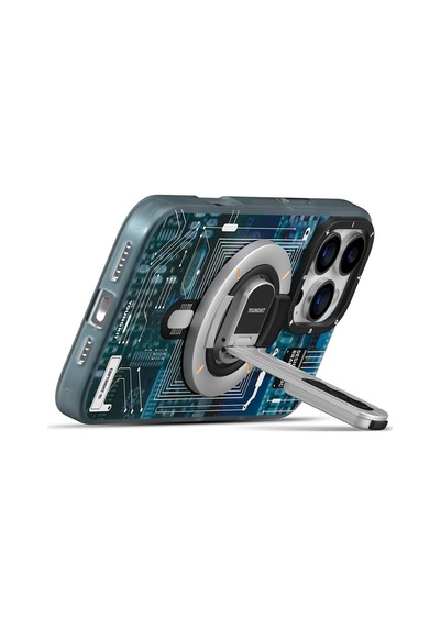 Technology Serisi Telefon Ve Tabletler İçin Magnetik Ring Stand Beyaz