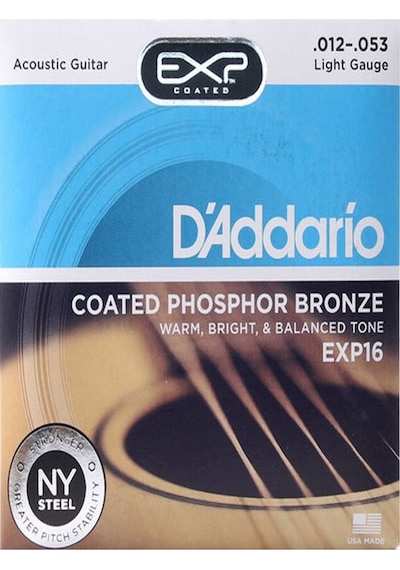 Daddarıo Akustik gitar teli EXP 16 LIGHT GAUGE